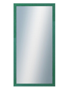DANTIK - Zarámované zrcadlo - rozměr s rámem cca 60x120 cm z lišty RETRO zelená (2535)