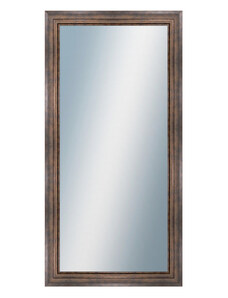 DANTIK - Zarámované zrcadlo - rozměr s rámem cca 60x120 cm z lišty TRITON široký měď antik (2951)