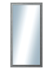 DANTIK - Zarámované zrcadlo - rozměr s rámem cca 60x120 cm z lišty KOSTELNÍ malá šedá (3167)