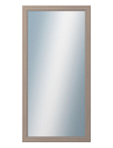 DANTIK - Zarámované zrcadlo - rozměr s rámem cca 60x120 cm z lišty STEP hnědá (3020)