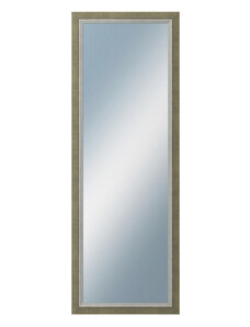 DANTIK - Zarámované zrcadlo - rozměr s rámem cca 50x140 cm z lišty AMALFI zelená (3115)