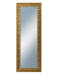 DANTIK - Zarámované zrcadlo - rozměr s rámem cca 50x140 cm z lišty ZVRATNÁ zdobná zlatá (2888)