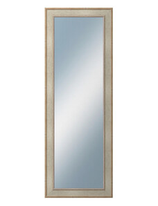 DANTIK - Zarámované zrcadlo - rozměr s rámem cca 50x140 cm z lišty TOOTH stříbrná (2779)