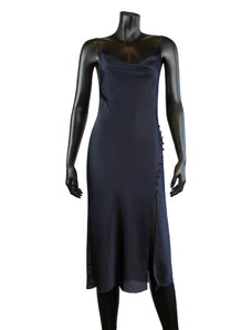 Saténové šaty Donna 1783 černé