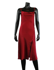 Saténové šaty Donna 1783 červené