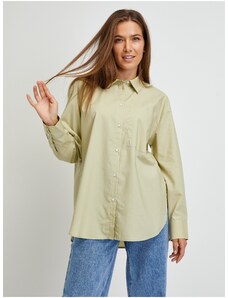 Světle zelená dámská volná košile Tom Tailor - Dámské