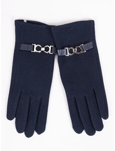 Yoclub Woman's Women's Gloves RES-0095K-195C Navy Blue