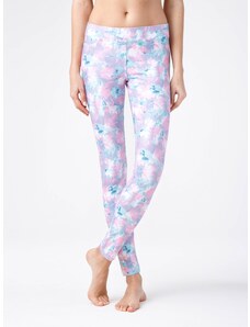 Conte Woman's Leggings Pink-White