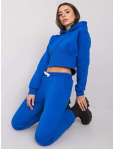 Fashionhunters Tmavě modrá mikina s kalhotami Ambretta