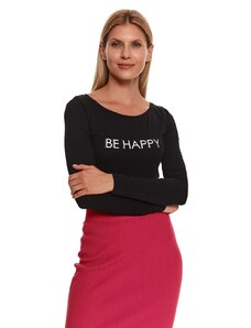 Dámské triko s dlouhým rukávem Top Secret Be Happy