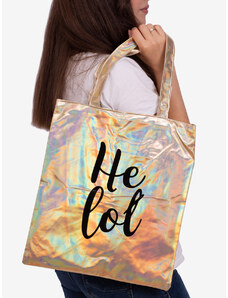 Fashionable Fabric Bag Shelvt Gold