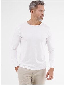 Bílé pánské basic tričko LERROS - Pánské