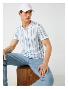 Koton Striped Polo T-Shirt