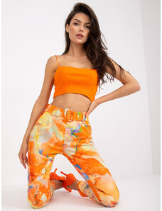 Dámské kalhoty Fashionhunters Multicolor