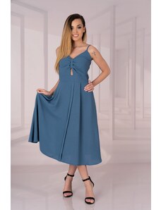 Merribel Modré modré šaty Molinen