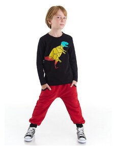 mshb&g Mushi Geometric Dino Boys T-shirt Trousers Suit