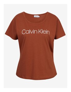 Calvin Klein Tričko Core Logo Open Neck - Dámské
