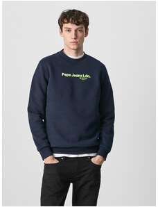 Tmavě modrá pánská mikina Pepe Jeans Damon - Pánské