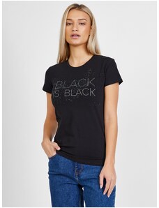 Černé dámské vzorované tričko Liu Jo - Dámské
