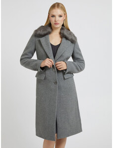 Guess dámský šedý kabát