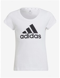 Bílé holčičí tričko adidas Performance - unisex