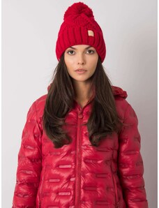 Fashionhunters Červená teplá zimní čepice