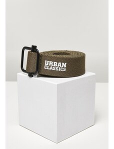 Urban Classics Accessoires Průmyslový plátěný pás 2-balení černá/olivová