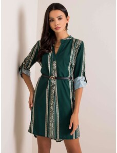 Fashionhunters Elisiny zelené šaty