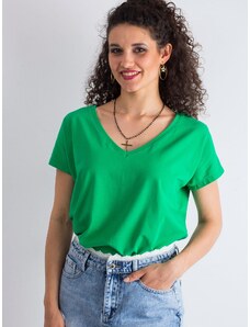 Fashionhunters Zelené tričko Emory