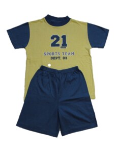 BAZAR-Chlapecké pyžamo SPORT 21 - žluté