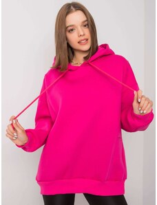 Fashionhunters Aryanna růžová mikina s kapsami
