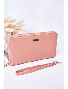 BIG STAR SHOES Large Leather Wallet Big Star Pink