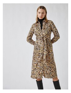 Koton Leopard Patterned Midi Dress