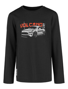 Volcano Kids's Regular Silhouette Longsleeved Top L-Japan Junior B17347-W22