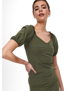 Zelené pouzdrové šaty ONLY Niff - Dámské