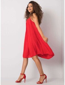 Fashionhunters Vzdušné červené šaty OH BELLA
