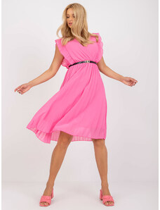 Dámské šaty Fashionhunters Marine pink