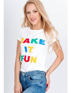 Kesi Dámské tričko "Make it Fun" - bílá,