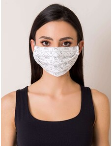 Fashionhunters Černobílá bavlněná maska pro psa