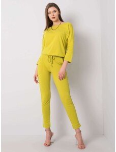 Fashionhunters Nina světle zelené kalhoty