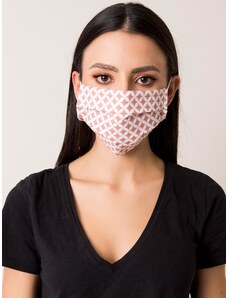 Fashionhunters Zaprášená růžová opakovaně použitelná maska