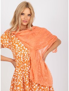 Fashionhunters Oranžová viskózová dámská šála