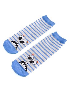 Shelvt striped children's socks Angry