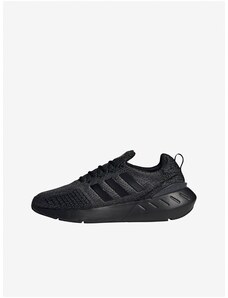 Černé pánské žíhané boty adidas Originals Swift Run 22 - Pánské