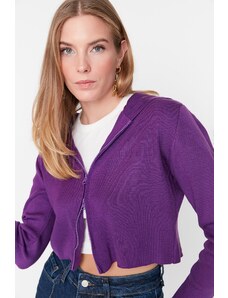 Trendyol Cardigan - Lilac - Fitted