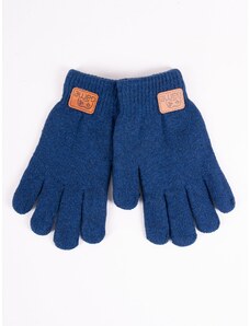 Yoclub Kids's Gloves RED-0229C-AA50-002 Navy Blue