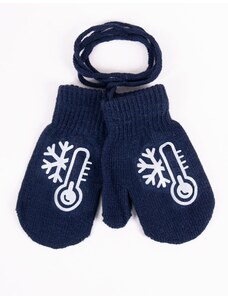 Yoclub Kids's Gloves RED-0236C-AA10-004 Navy Blue