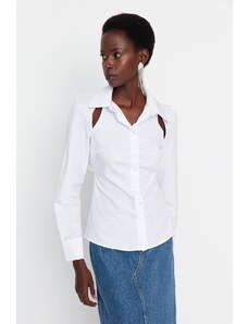 Trendyol White Detailed Shirt