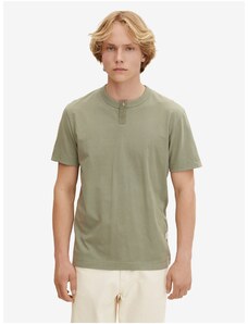 Khaki pánské tričko Tom Tailor - Pánské