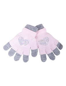 Yoclub Kids's Gloves RED-0242G-AA50-008 Navy Blue